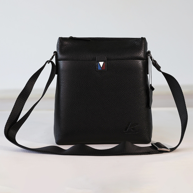 Men's Business Leather Crossbody Bag
