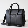 Large Full Grain Leather Briefcase For Men Business Travel Case Messenger Bag