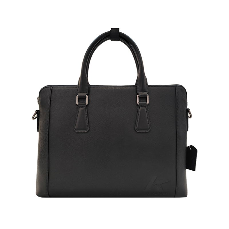 Business Bag Minimalist Genuine Leather Briefcase Versatile Shoulder Laptop Business Bag for Men