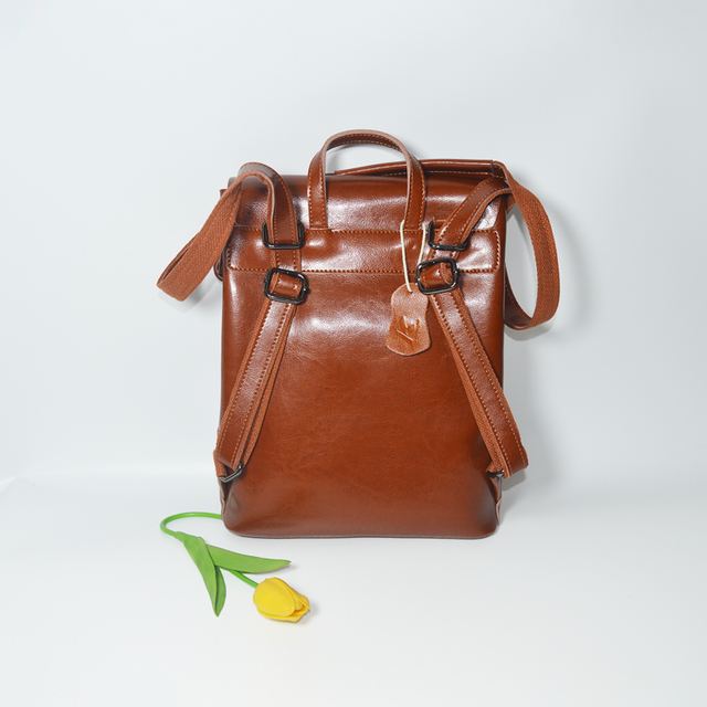 Minimalist Leather Backpack