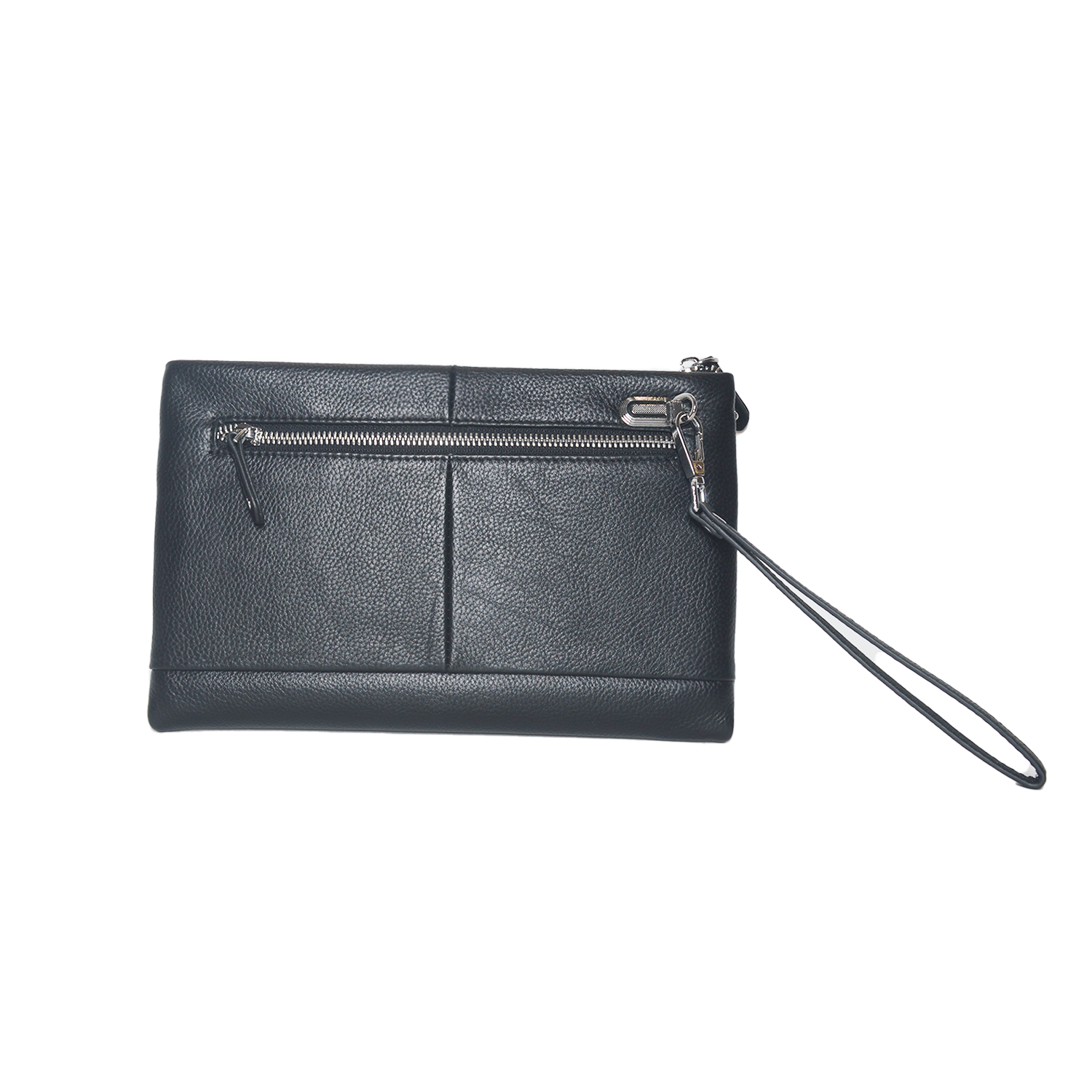 Luxury Durable Men's Genuine Leather Clutch Bag Business Wrist Wallet Zipper Purse Clutch Bag
