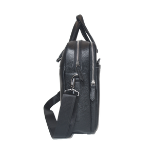 High Quality Double Zipper Style Men's Hard Briefcase Business Messenger Bag Large Capacity Laptop Bag