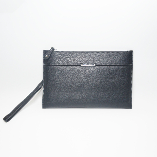 Lightweight Clutch Bag Genuine Leather Purse Handbag Extra Slim HandBag Clutch Wallet for Men and Women