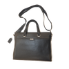Minimalist Genuine Leather Crossbody Shoulder Bags Briefcase Business Laptop Bag with Adjustable Strap