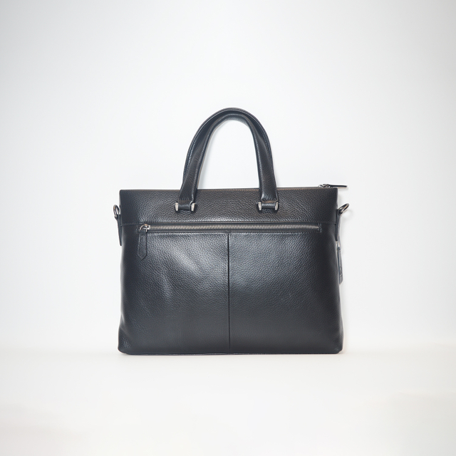 Minimalist Men's Genuine Leather Business Laptop Briefcase Executive Travel Handbag Messager Bag