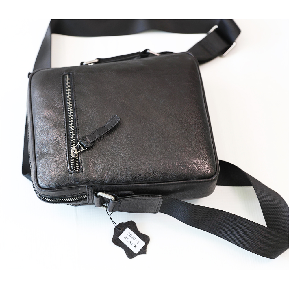 Leather Crossbody Shoulder Bag for Men